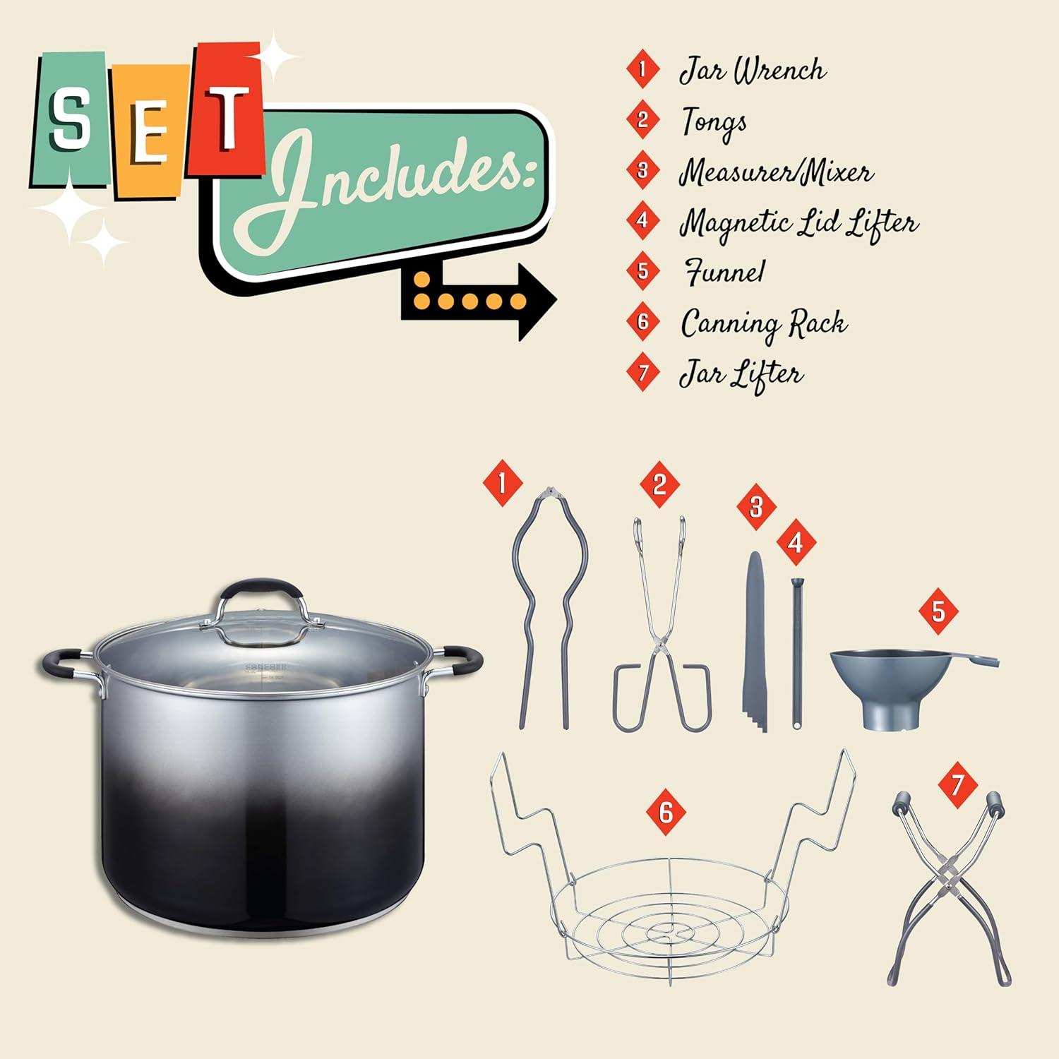 Concord Cookware Concord Cookware 20 Quarts Non-Stick Stainless Steel Stock Pot