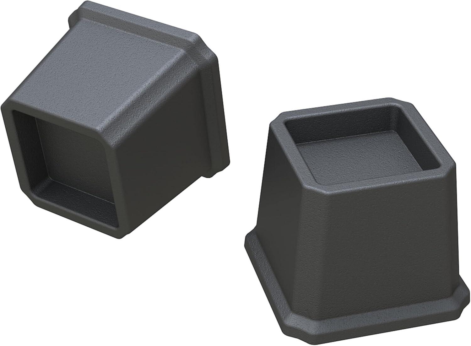6 Pack Bed Furniture Risers, Stackable Bed Lifts in Heights of 3 inch, Heavy Duty Furniture Risers for Bed, Couch, Desk, Sofa, Chair, Table Legs Extenders