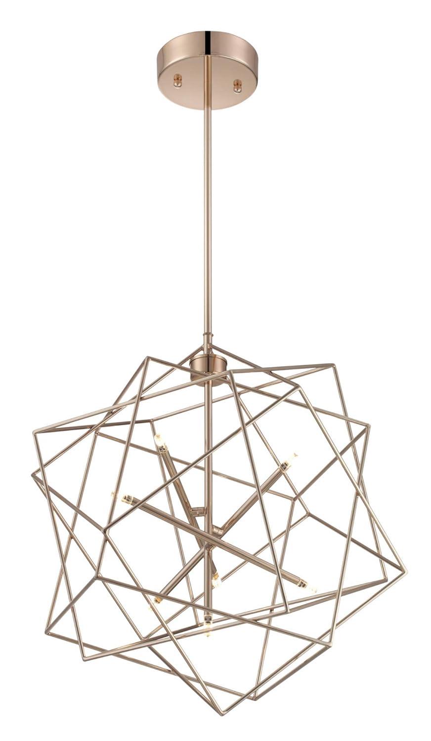 Ezo 7 Light Metal Geometric Chandelier