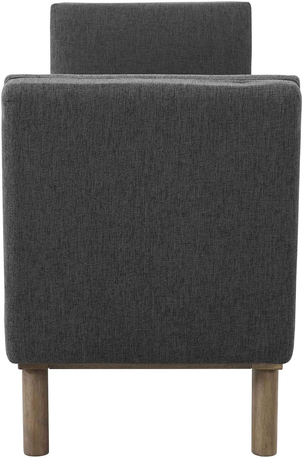 Modway Haven Tufted Button Upholstered Fabric Accent Bench