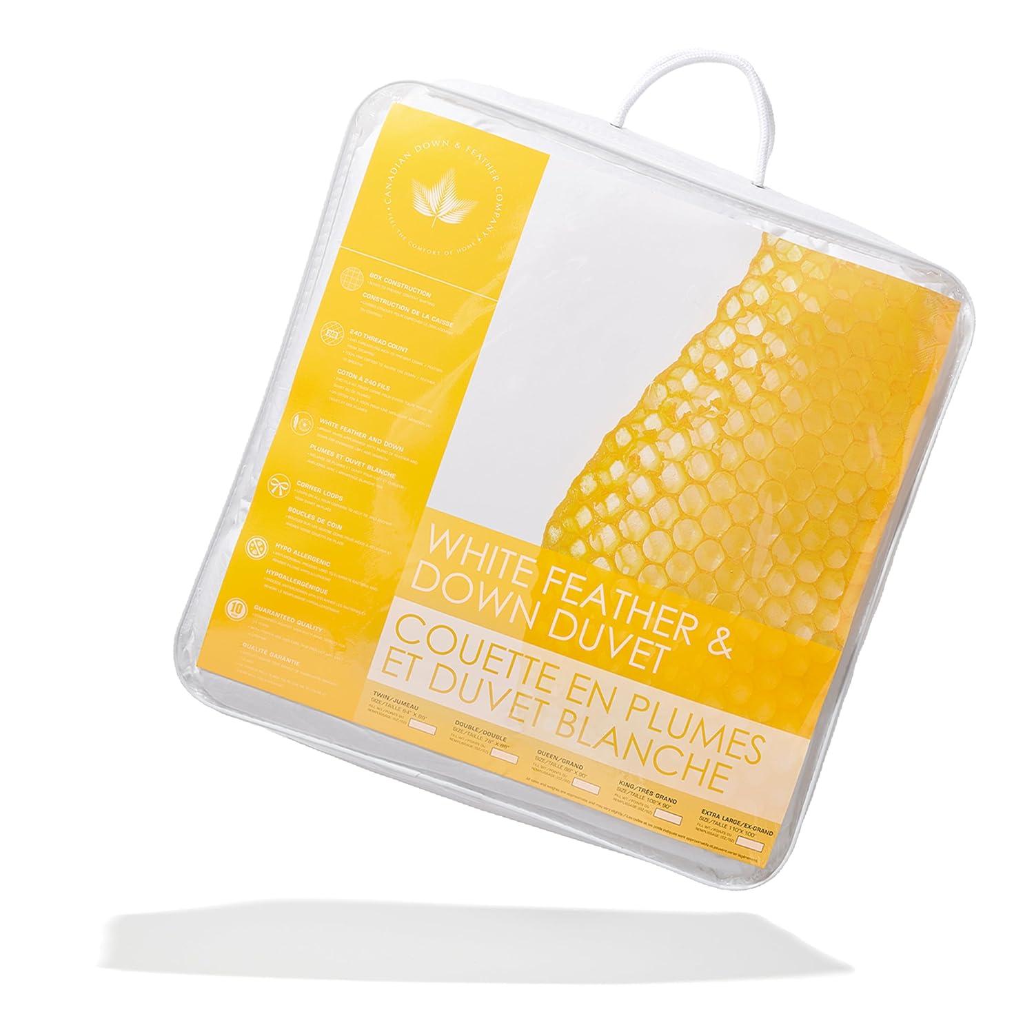 Canadian Down & Feather Company White Feather And Down Duvet