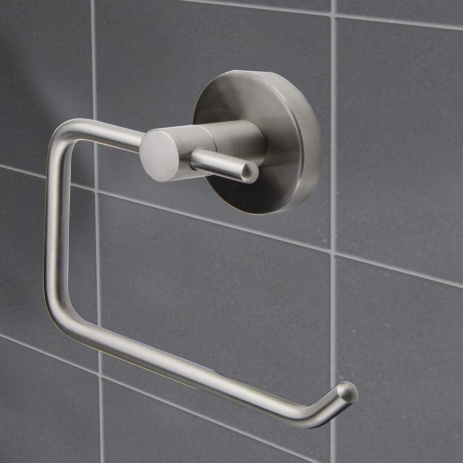 Brushed Nickel Stainless Steel Wall Mounted Toilet Paper Holder