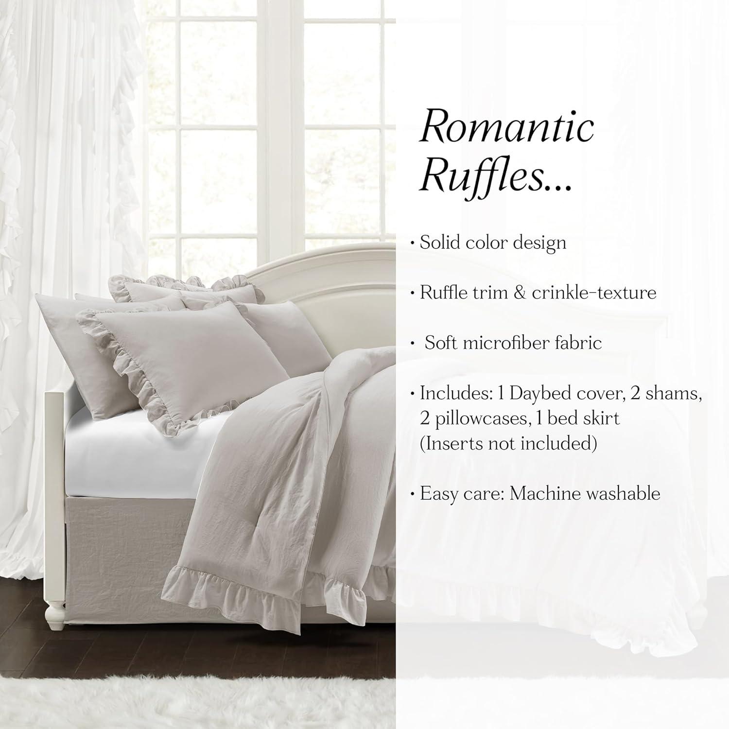 Lush Decor Reyna Microfiber 6 Piece Comforter Set