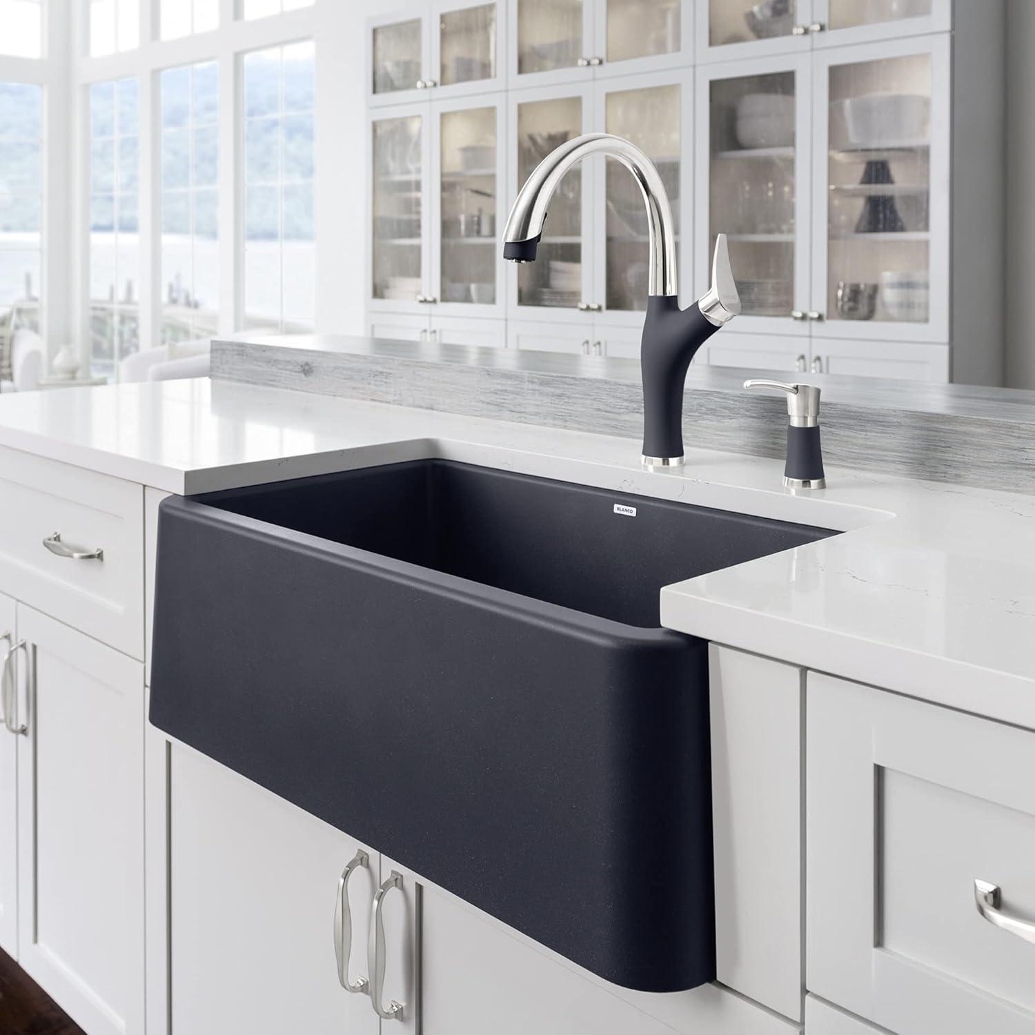 Ikon SILGRANIT 30" L x 19" W Farmhouse Sink
