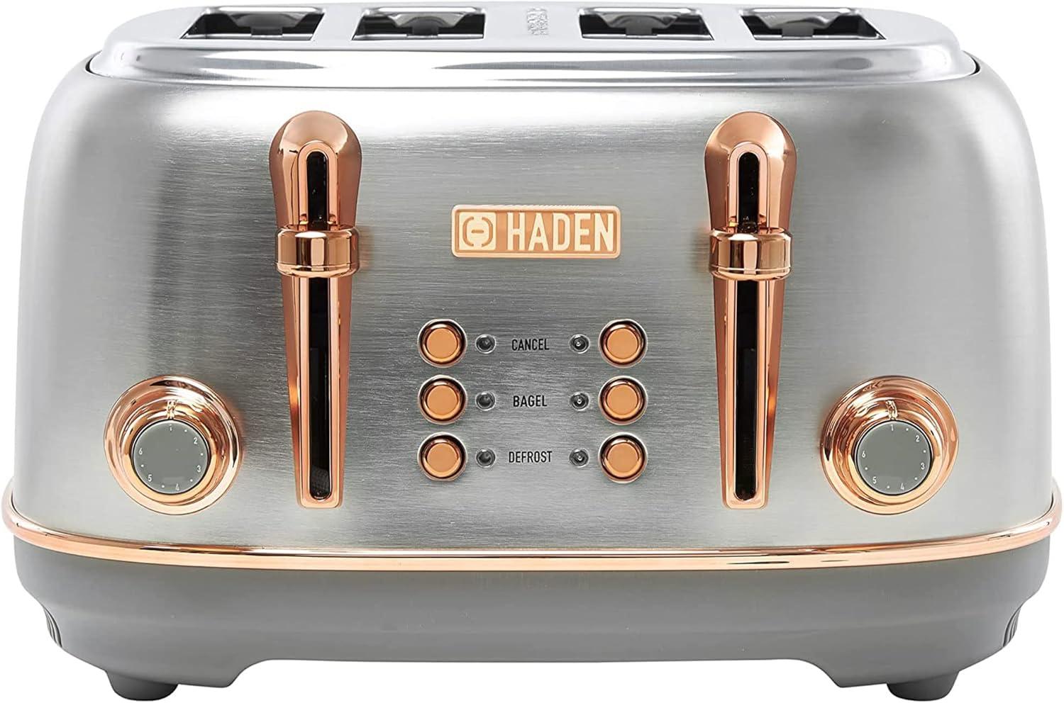 HADEN Heritage 4-Slice Wide Slot Toaster
