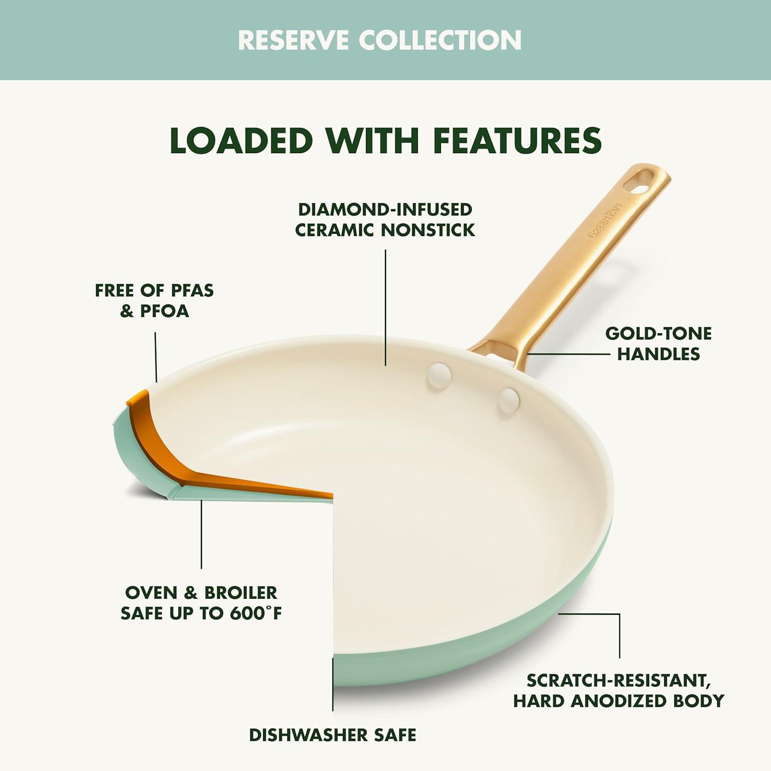 GreenPan ™ Reserve Julep 10-Piece Ceramic Non-Stick Cookware Set