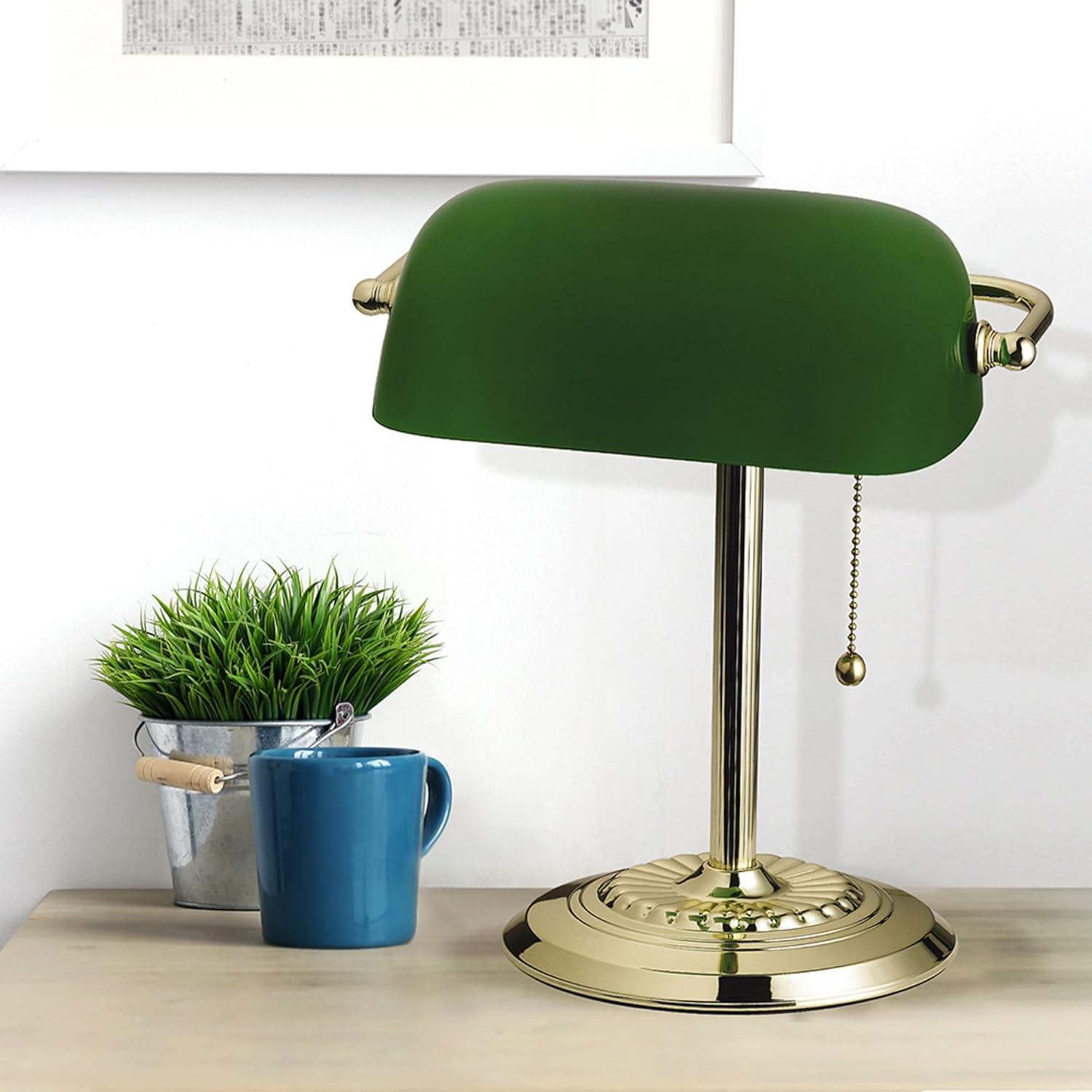 Cresswell Lighting Franklin Banker Desk Lamp