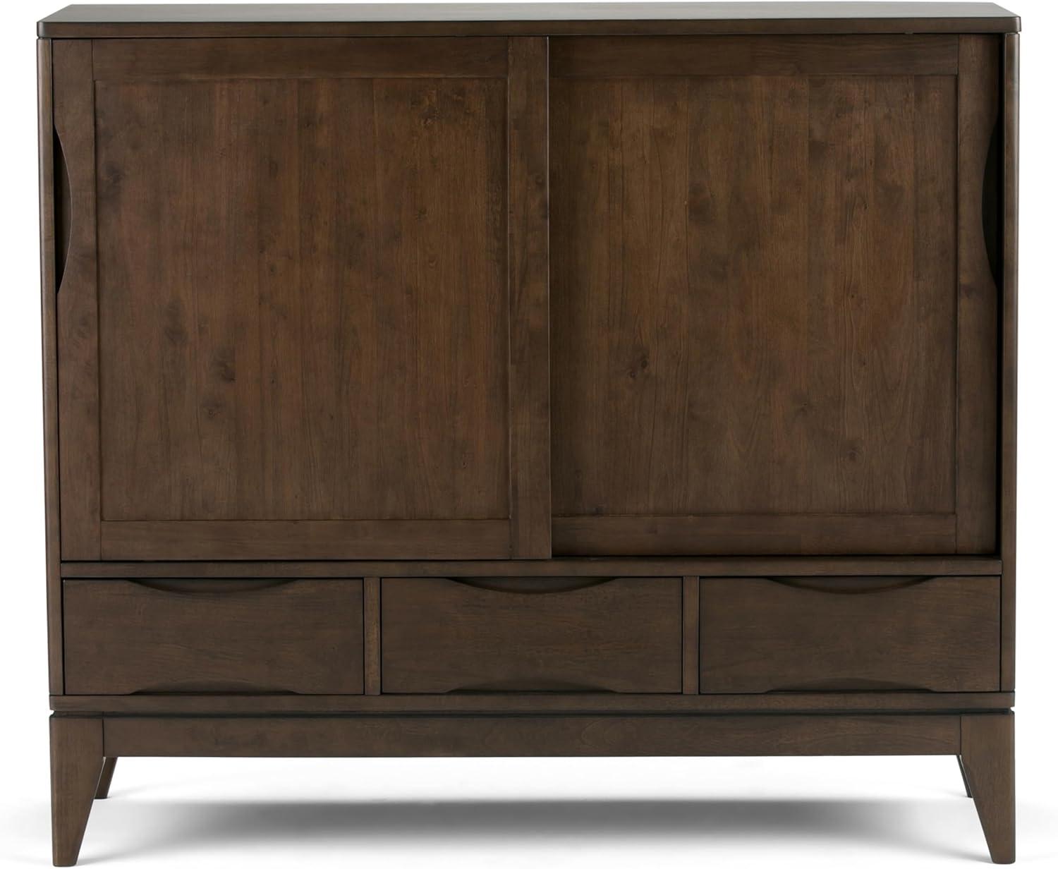 Agla Solid Wood Accent Cabinet