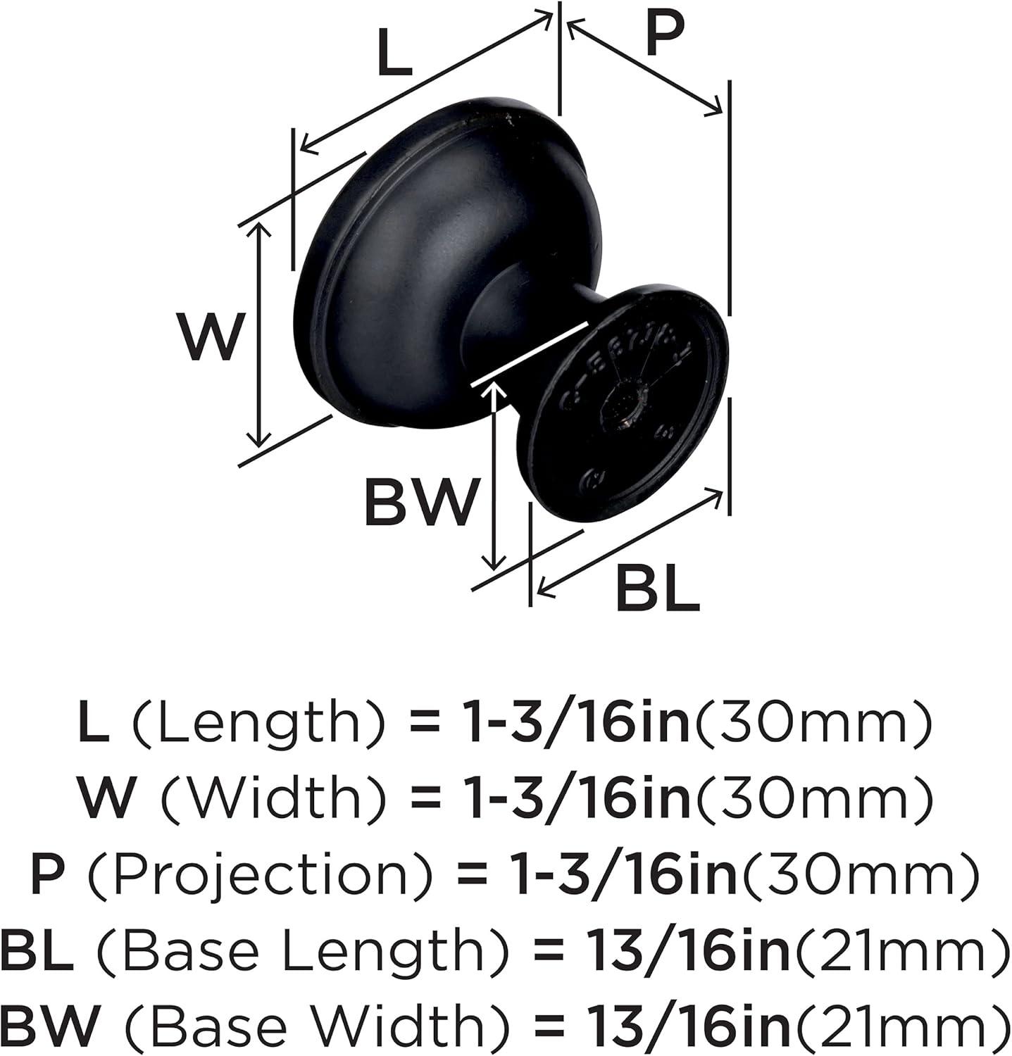 Amerock Westerly Cabinet Knob - Round