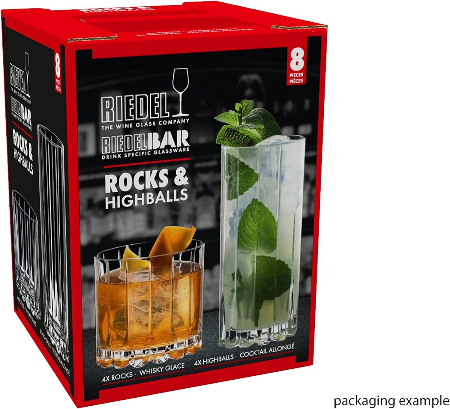 RIEDEL RIEDEL Drink Specific Glassware Rocks & Highball Set (Set of 8)