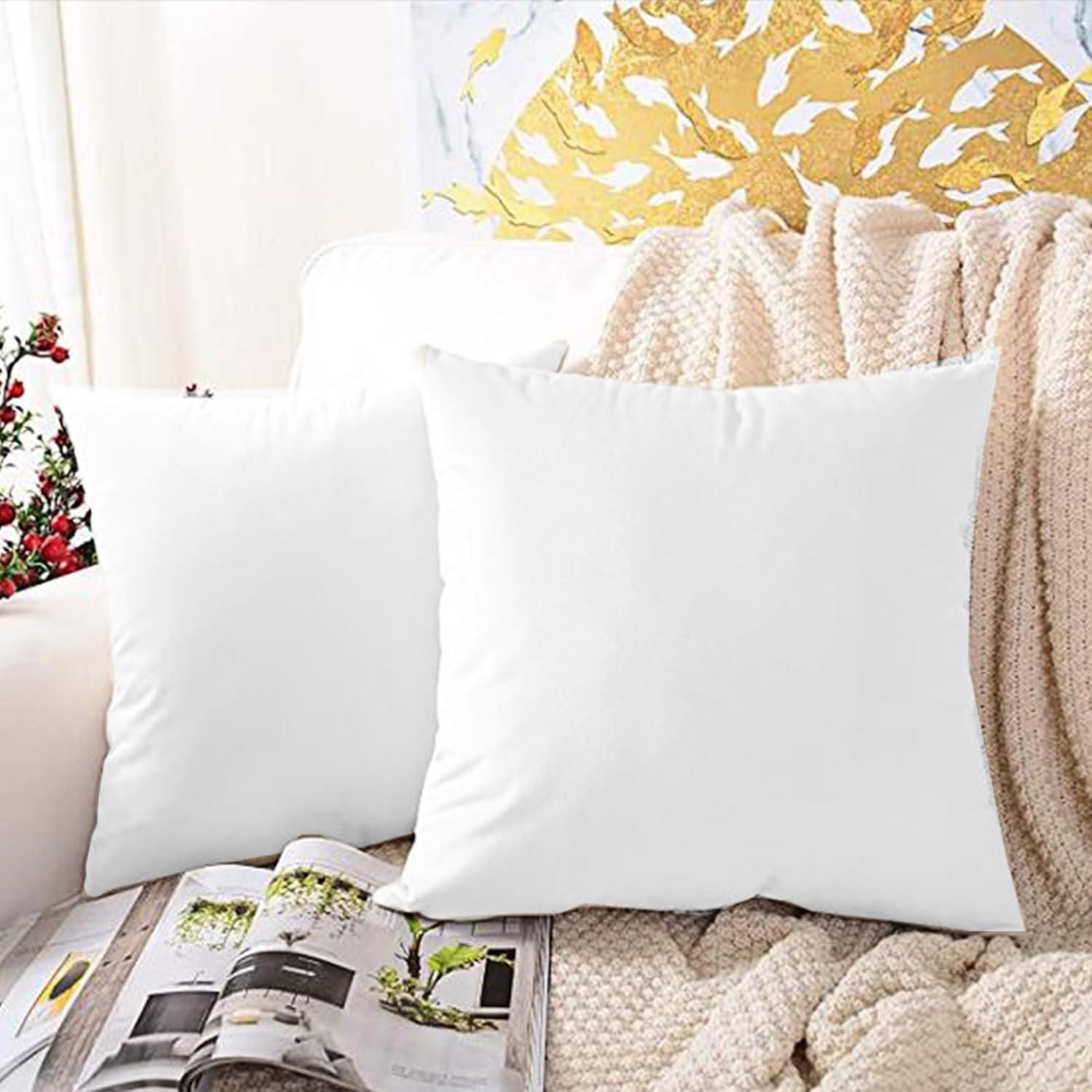 Nestl Throw Pillow Inserts, 24"x24", White