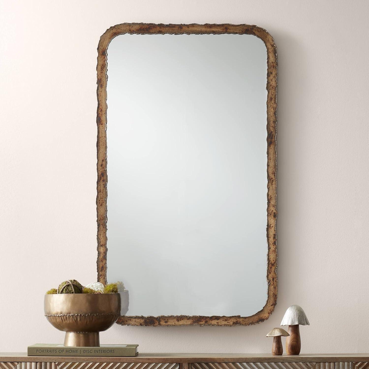 Uttermost Phelan Oxidized Bronze 24" x 40" Rectangular Mirror