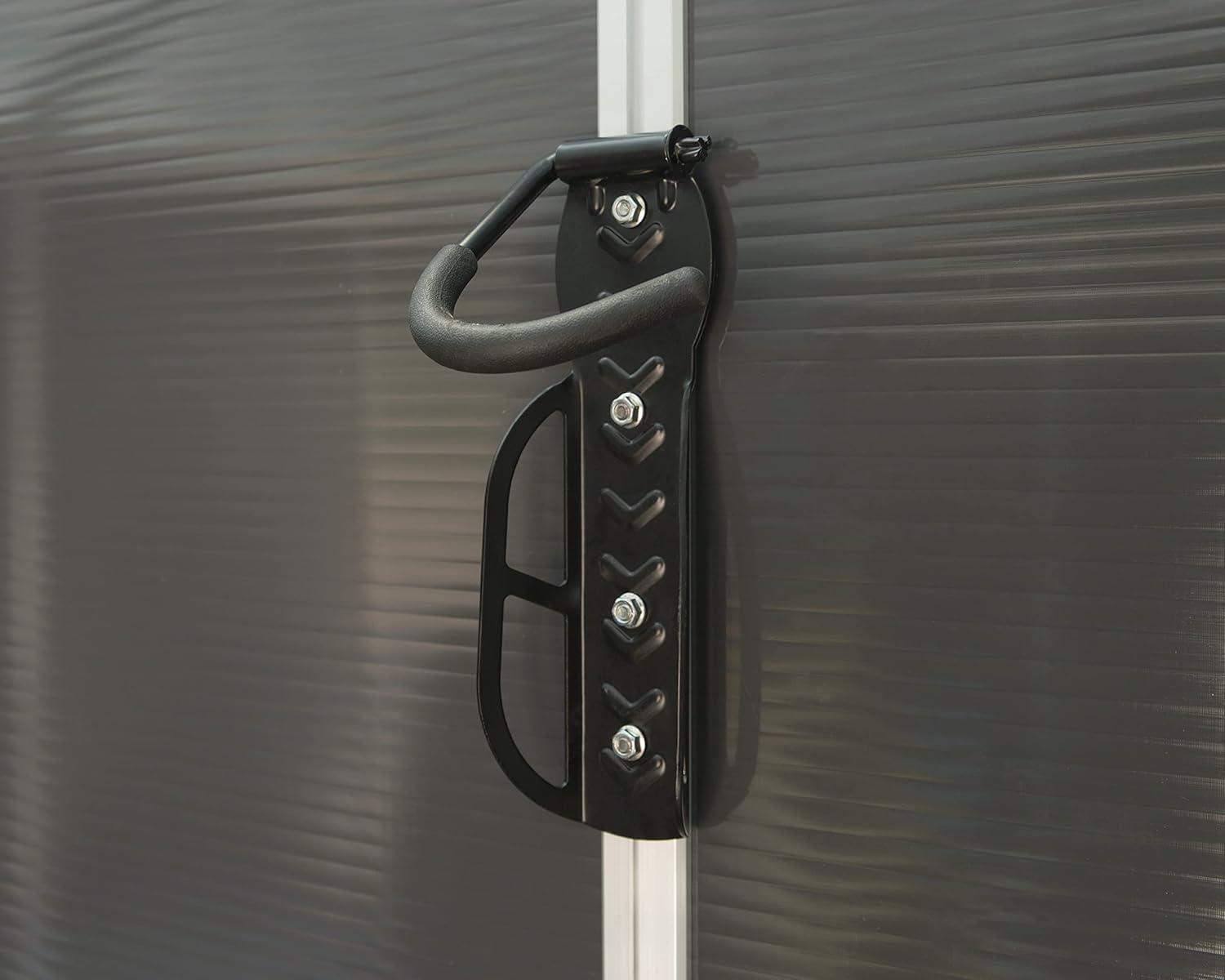 Canopia HG1086 Palram - Canopia Yukon Rubicon and Skylight Wall Mounted Bike Rack