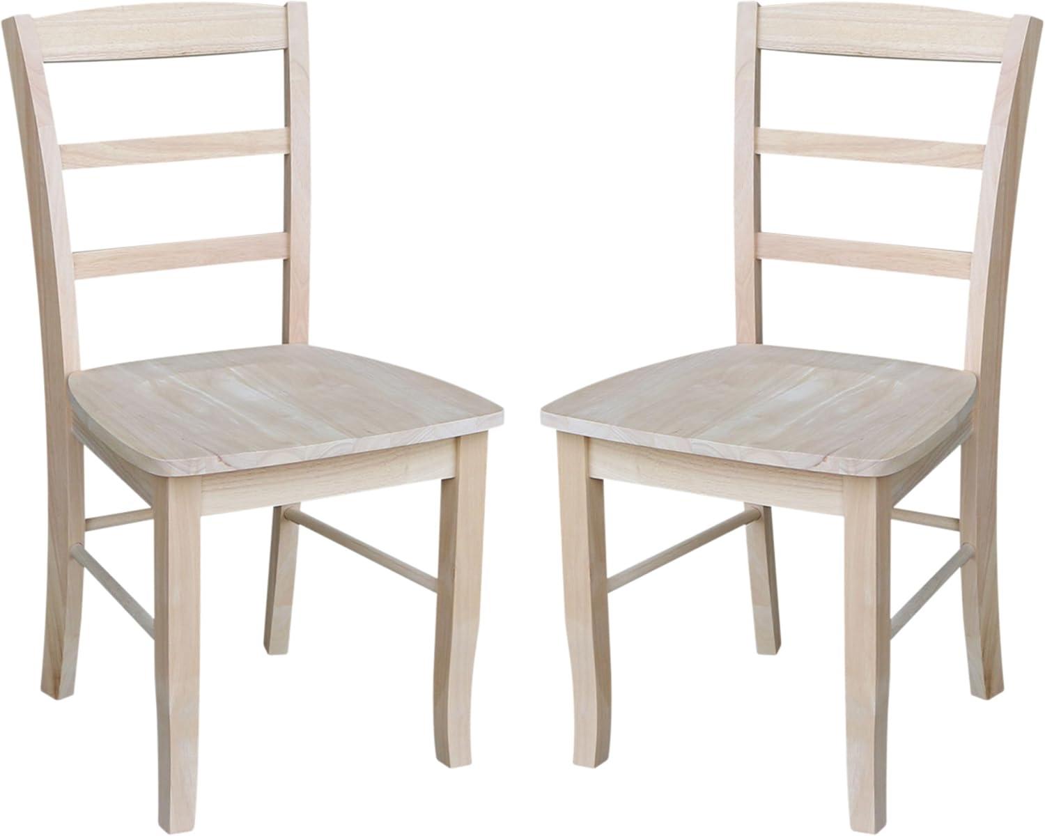 Set of 2 Madrid Ladderback Chairs - International Concepts