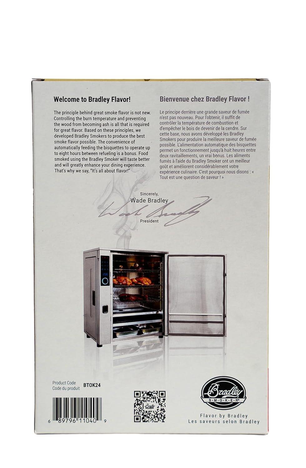 Bradley Oak Flavor Smoking Bisquettes for BBQ and Smoker