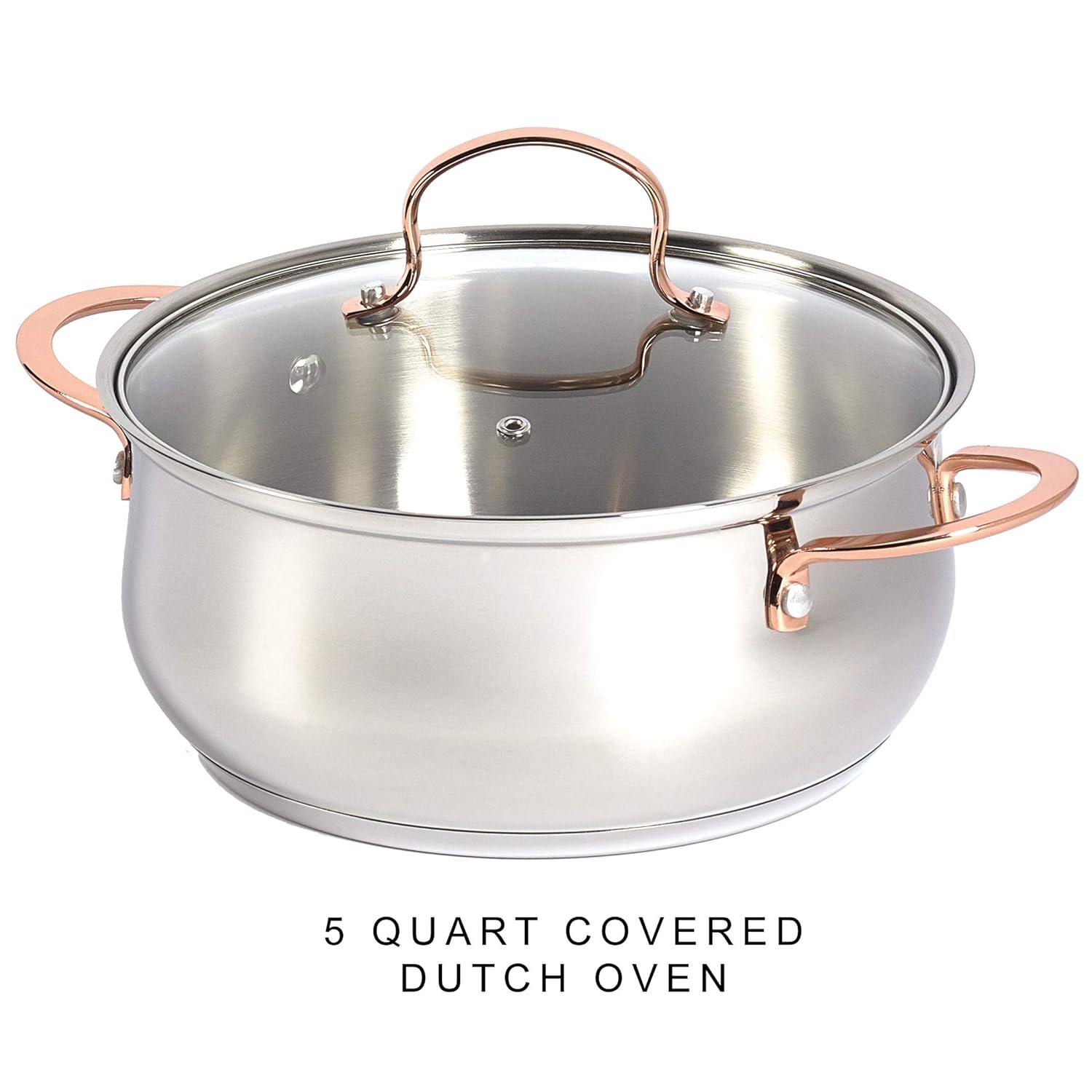 Denmark Celebrations 10 - Piece Stainless Steel Cookware Set