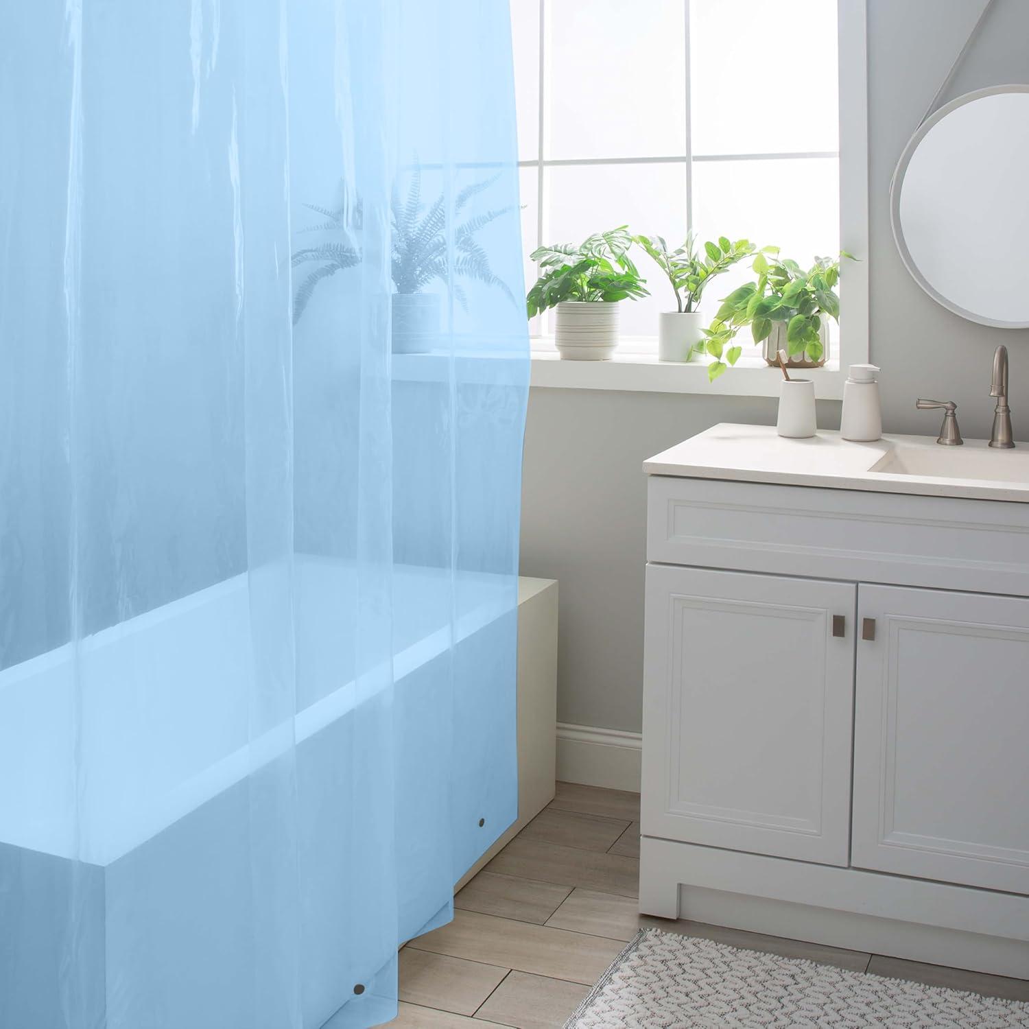 Bath Bliss Shower Liners No Pattern And Not Solid Color Liner (Set of 2)