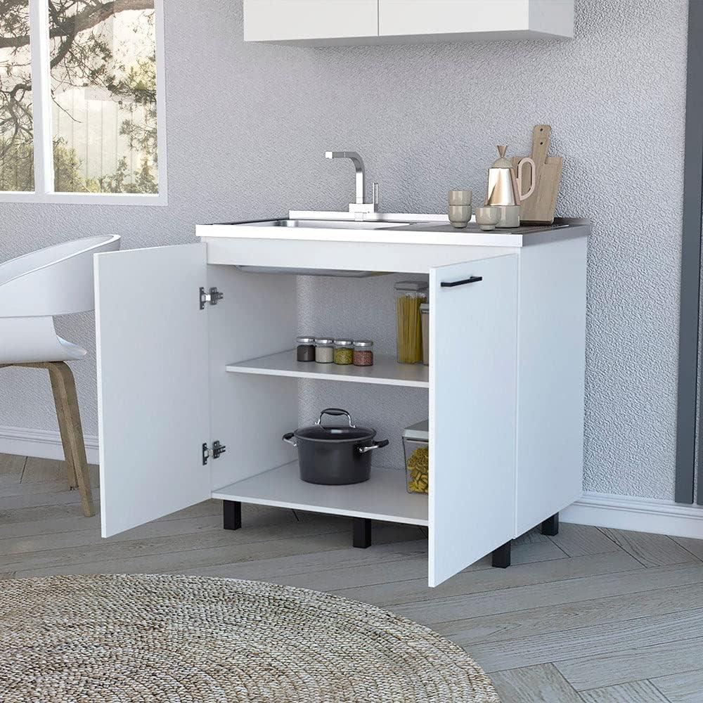 2 Utility Sink And Cabinet