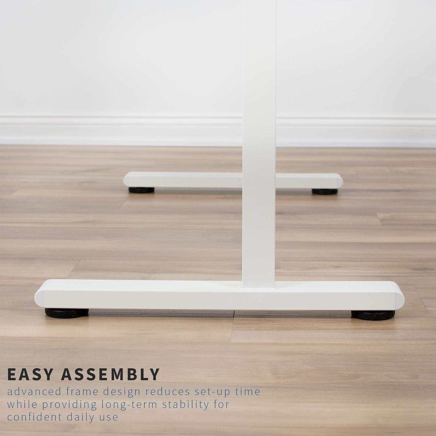 43in x 24in Manual Height Adjustable Desk