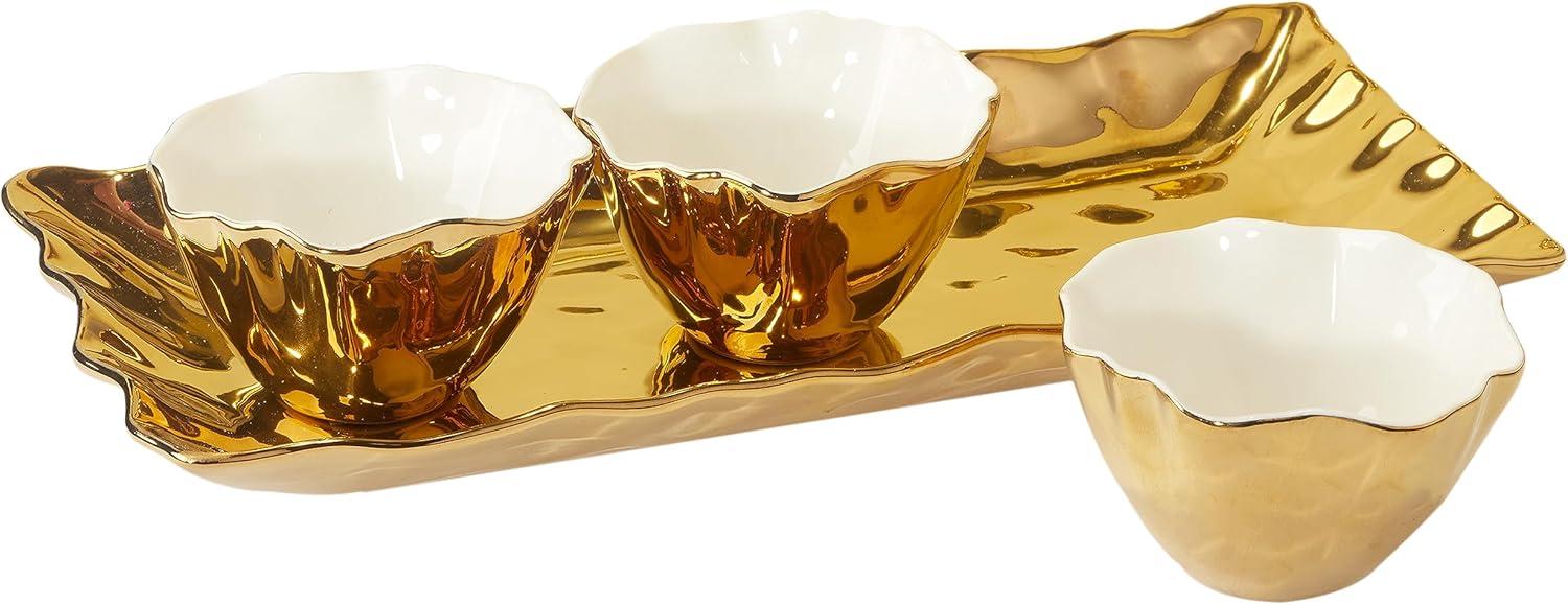 Coast 4pc Tray and Condiment Bowls 14.25in x 6in