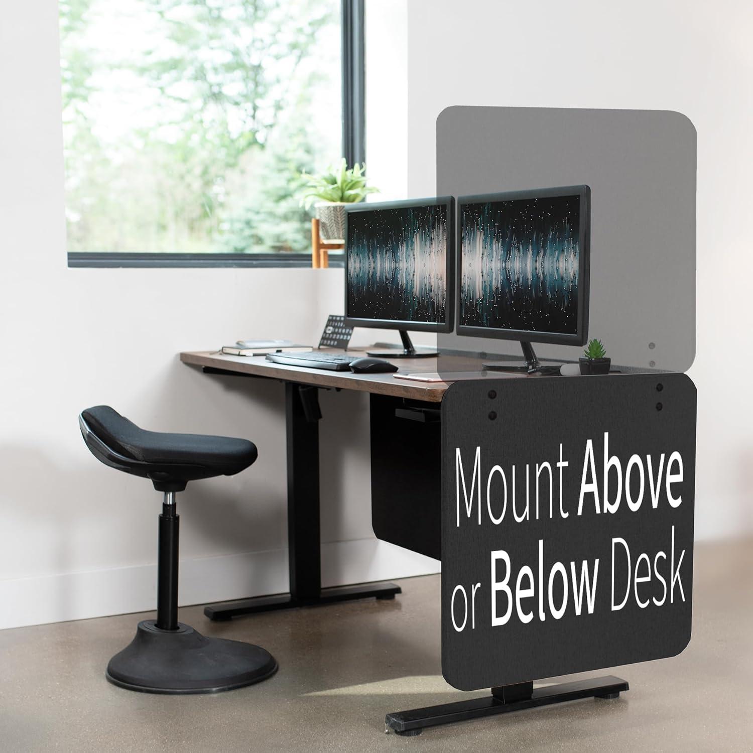 Vivo VIVO Clamp-on 24" x 24" Desktop Privacy Panel (PP-1-V024G Series)