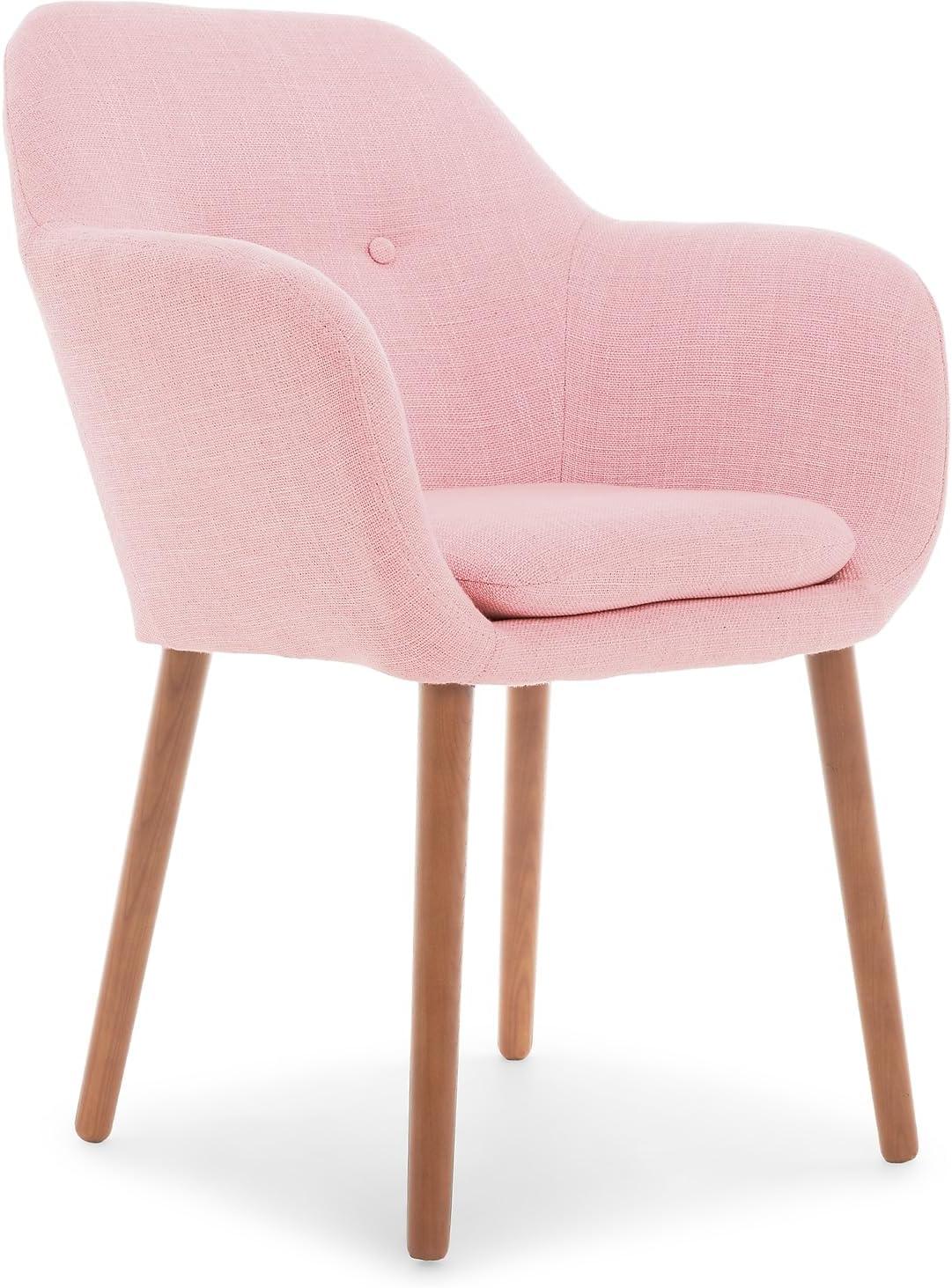 Elle Decor Adore Decor Roux Mid-Century Accent Chair for Home Office or Living Room