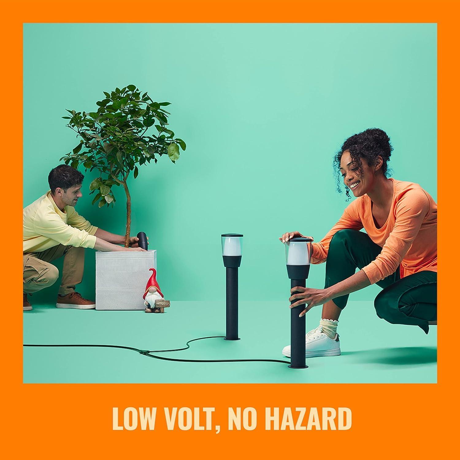 WiZ Connected LED Color Changing Outdoor Spotlight Extension - Starter Kit Required - Weatherproof - Control with WiZ App - Works with Google Home, Alexa, and Siri Shortcuts - 2 Pack