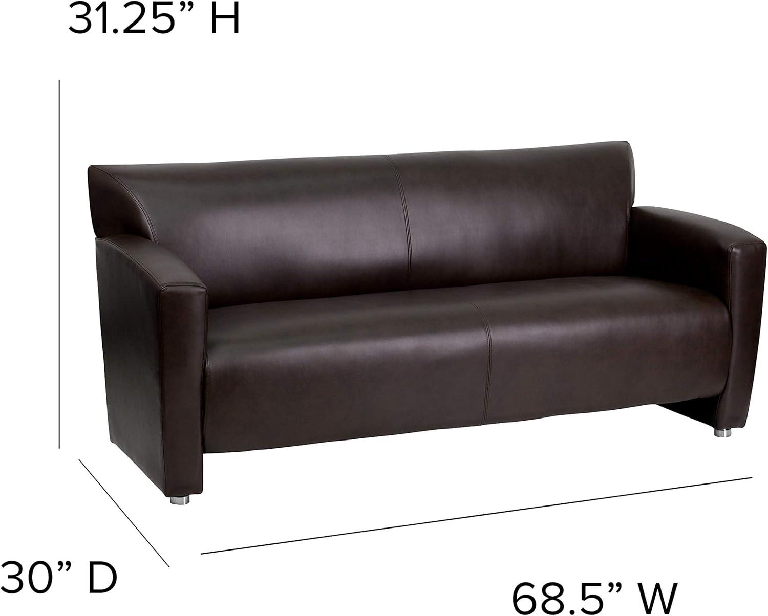 HERCULES Majesty Series LeatherSoft Sofa with Extended Panel Arms