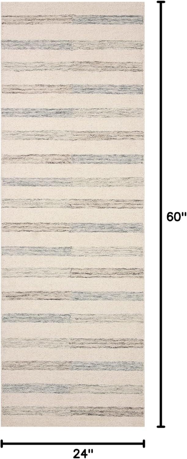 Chris Loves Julia x Loloi Chris Collection CHR-05 Ivory / Slate, TransitionalArea Rug