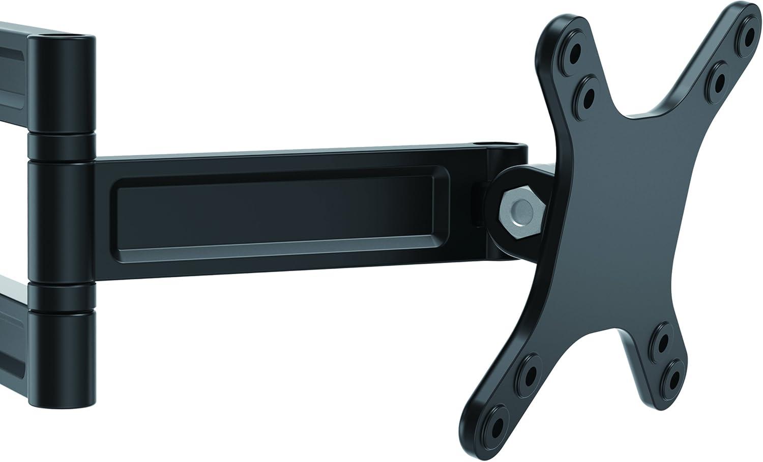 StarTech Wall Mount Monitor Arm Dual Swivel Up to 27" Black ARMWALLDS