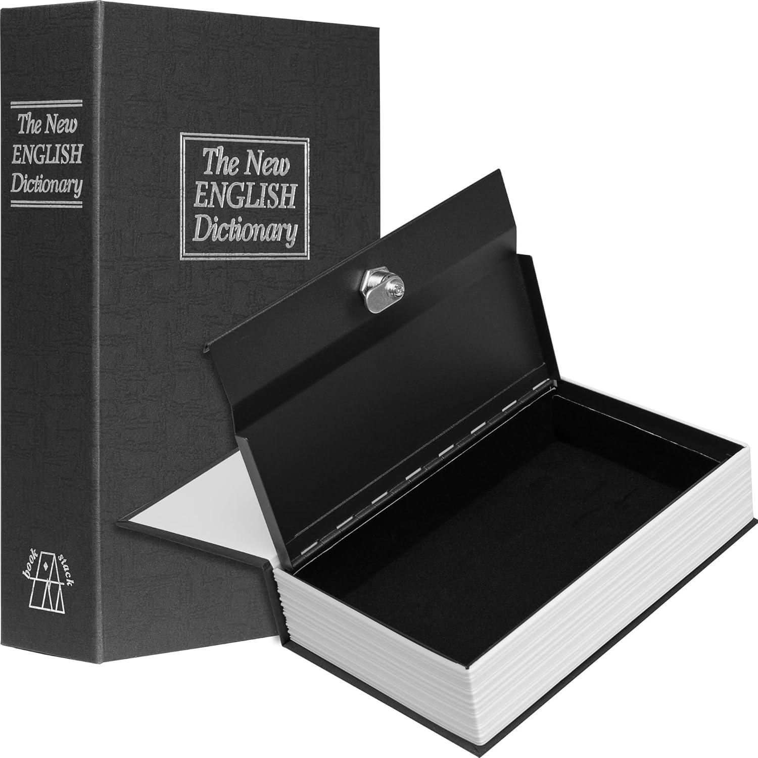 Barska DICTIONARY BOOK LOCK BOX WITH KEY BLACK