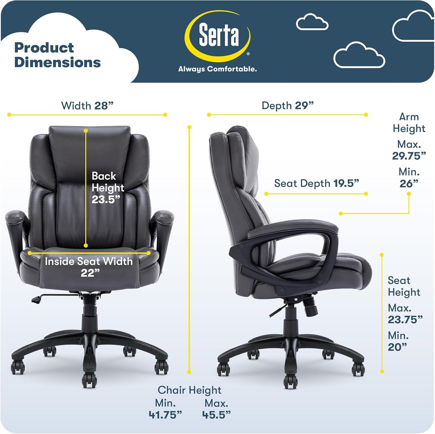 Works Executive Office Chair - Serta