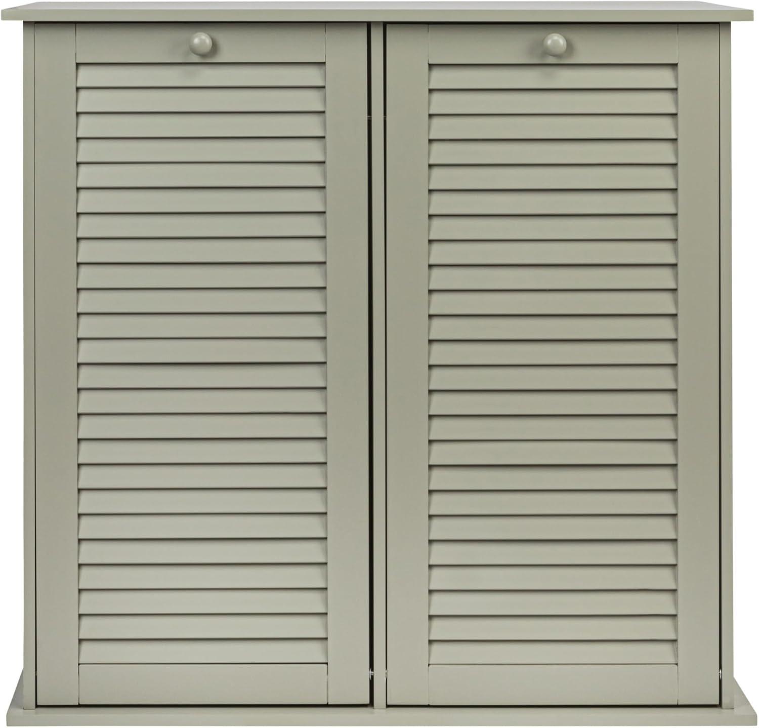 Household Essentials Tilt-out Cabinet Laundry Sorter with Shutter Front