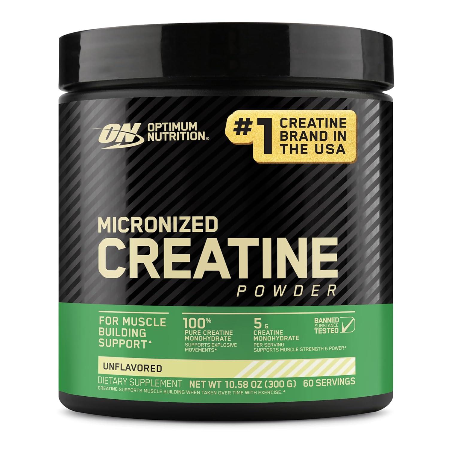 Optimum Nutrition Creatine Sports Nutrition Supplement Powder - 300g: Energy, Dieting, Powder Form