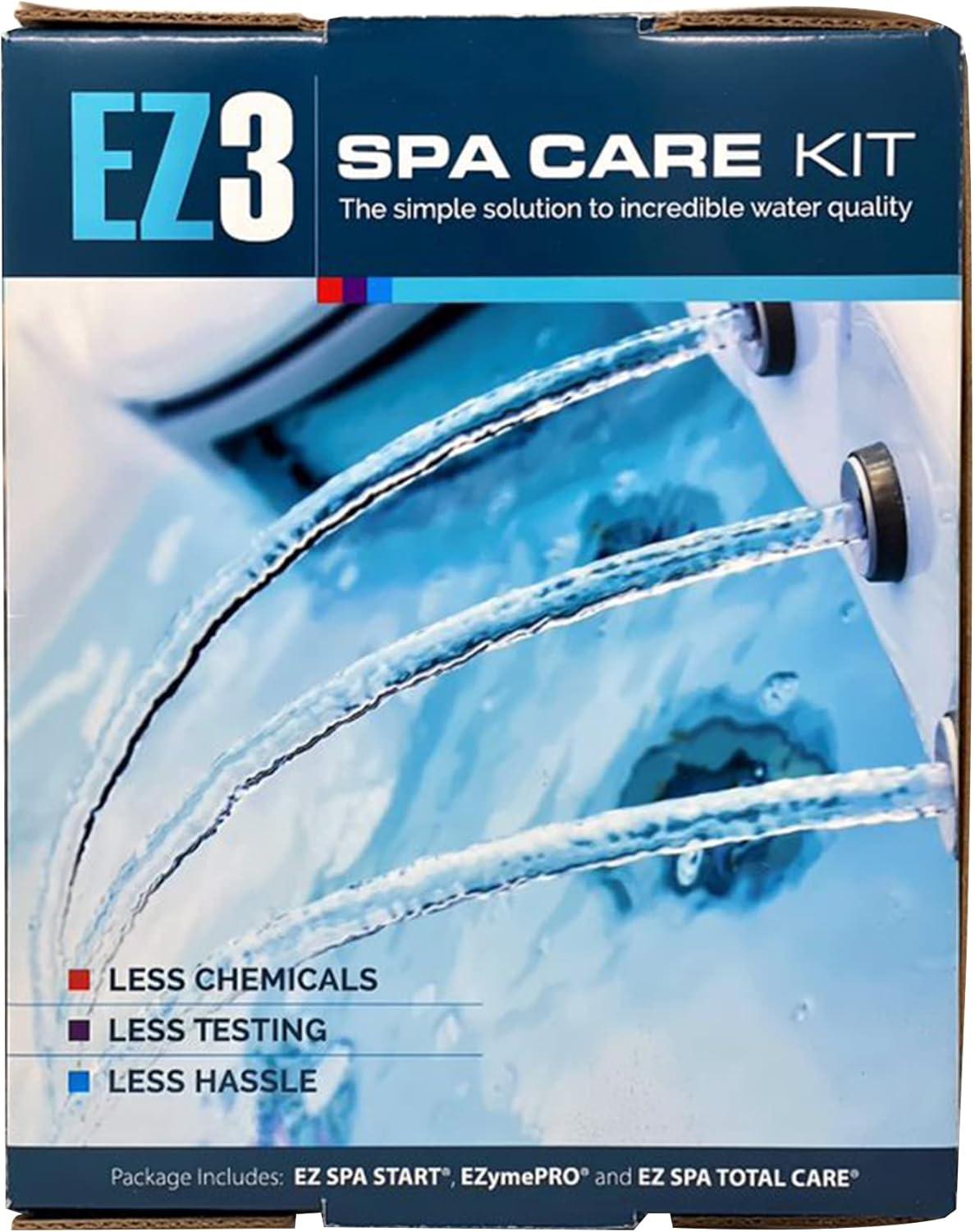 EZ Spa EZ3 Spa Care Kit for 3 in 1 Swimming Pool & Hot Tub Chemical Maintenance