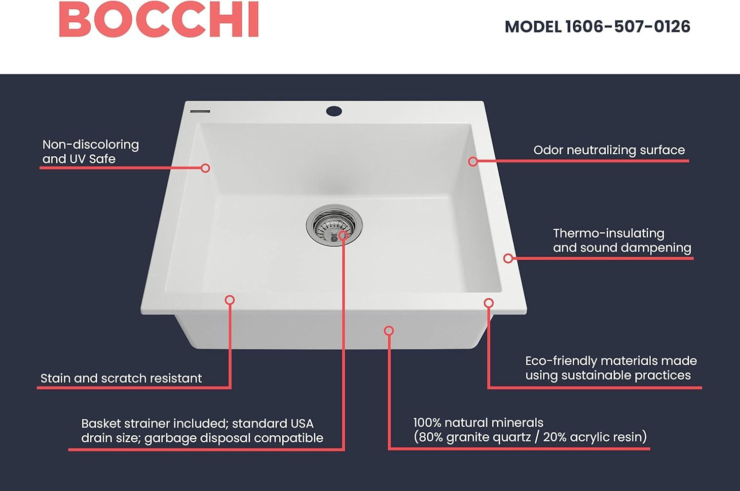 Campino Single Bowl Granite Kitchen Sink