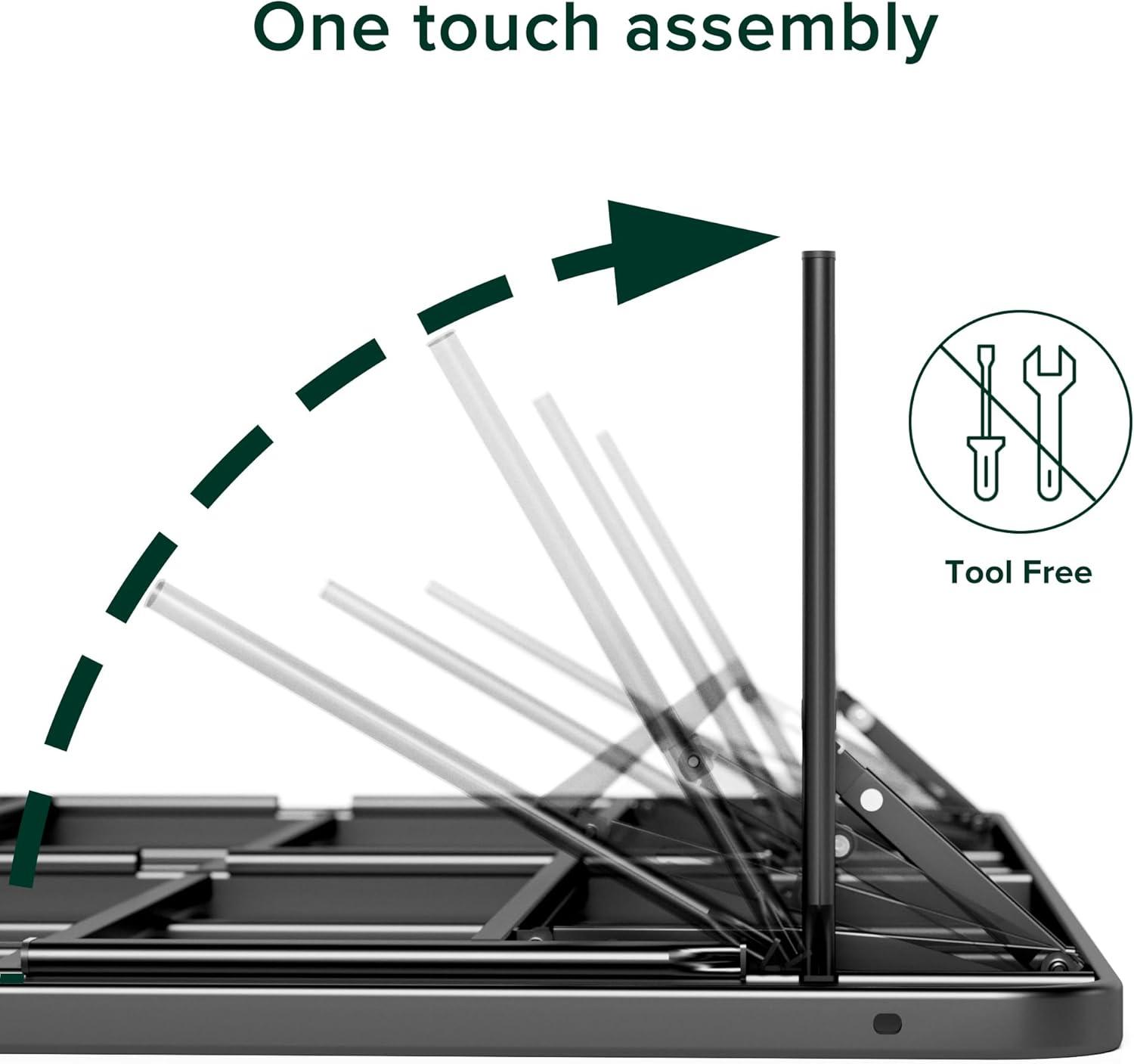 Sleep Master SmartBase Deluxe Mattress Foundation/Platform Bed Frame/Box Spring Replacement, Full