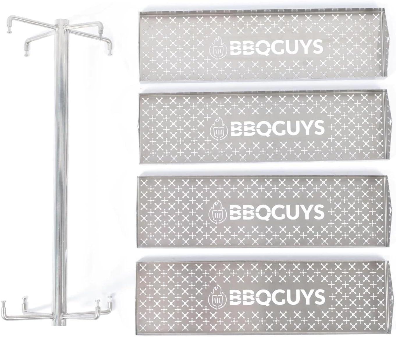 Stainless Steel Rotating BBQ Grill Rib Trays