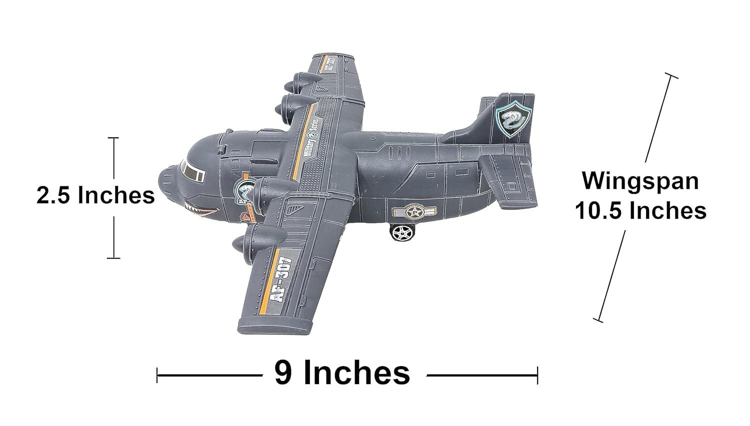 Toy Essentials Aircraft Carrier Toy with Military Vehicles, 3.5 in x 33 in, 3-14 Years