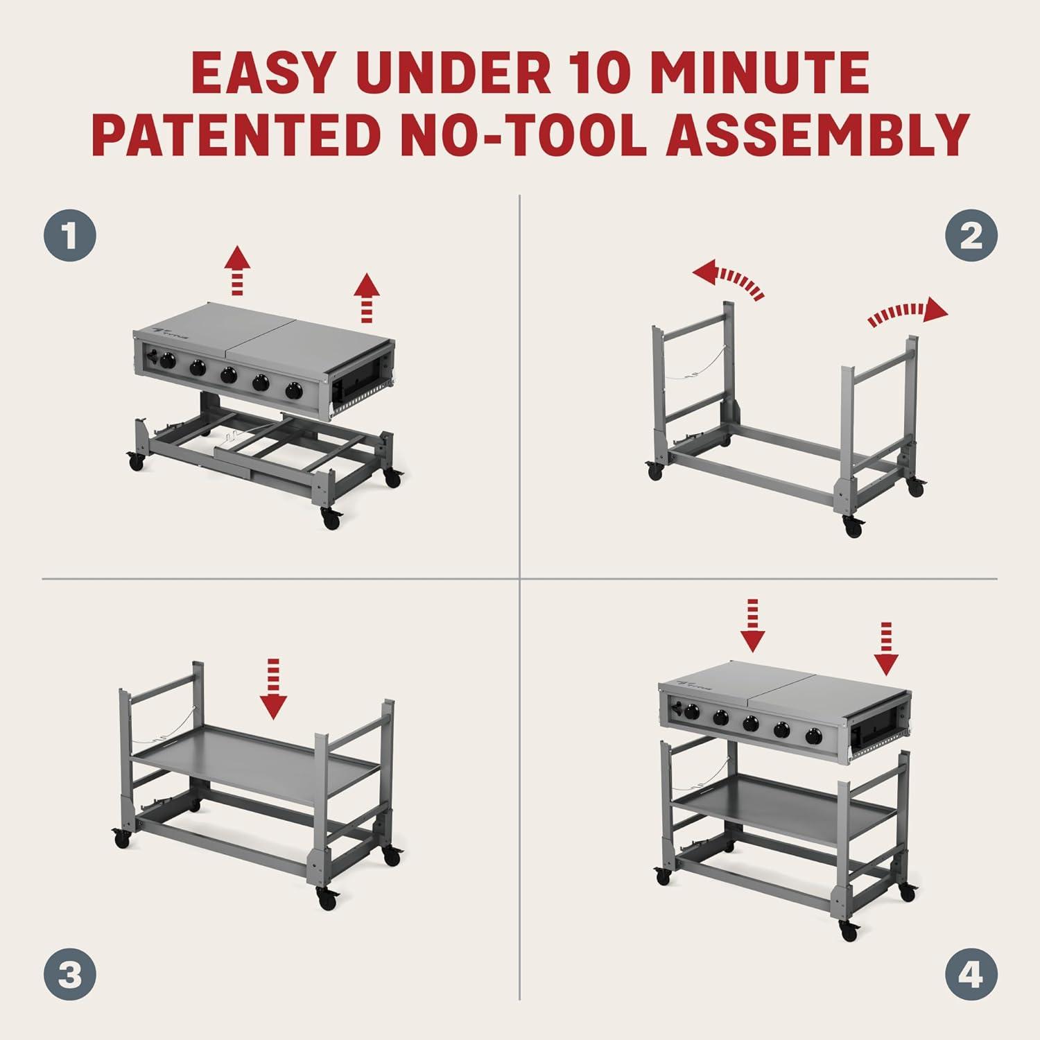 TYTUS Fresno 4 - Burner Gas Griddle