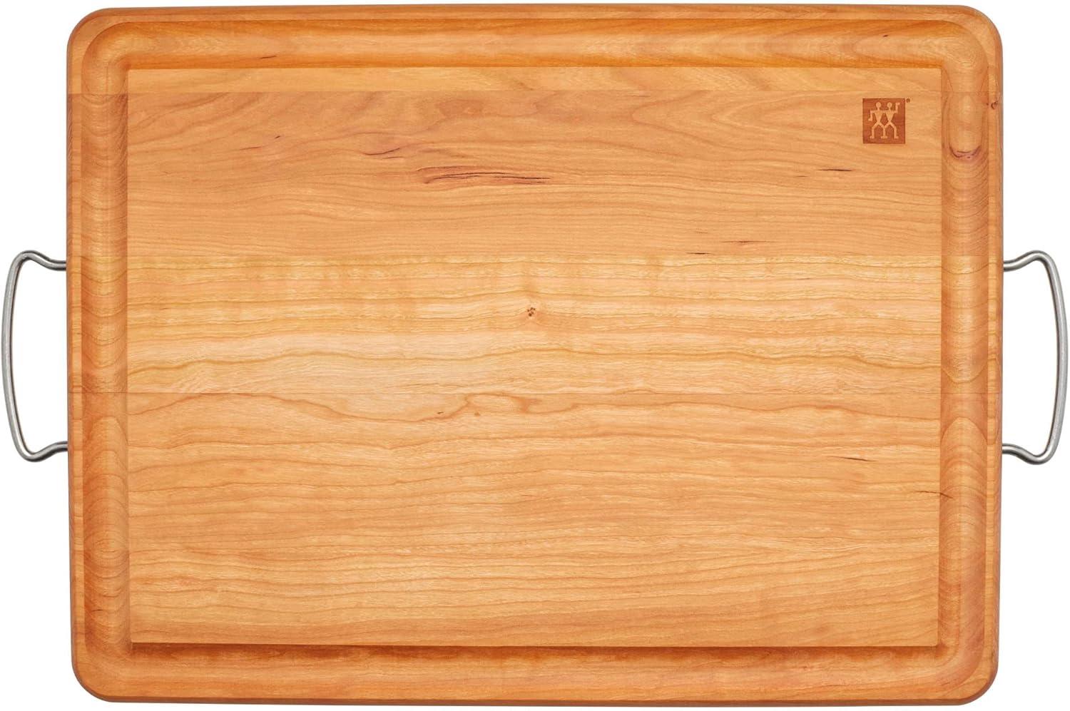 ZWILLING Cherry Wood Carving Board with Handles