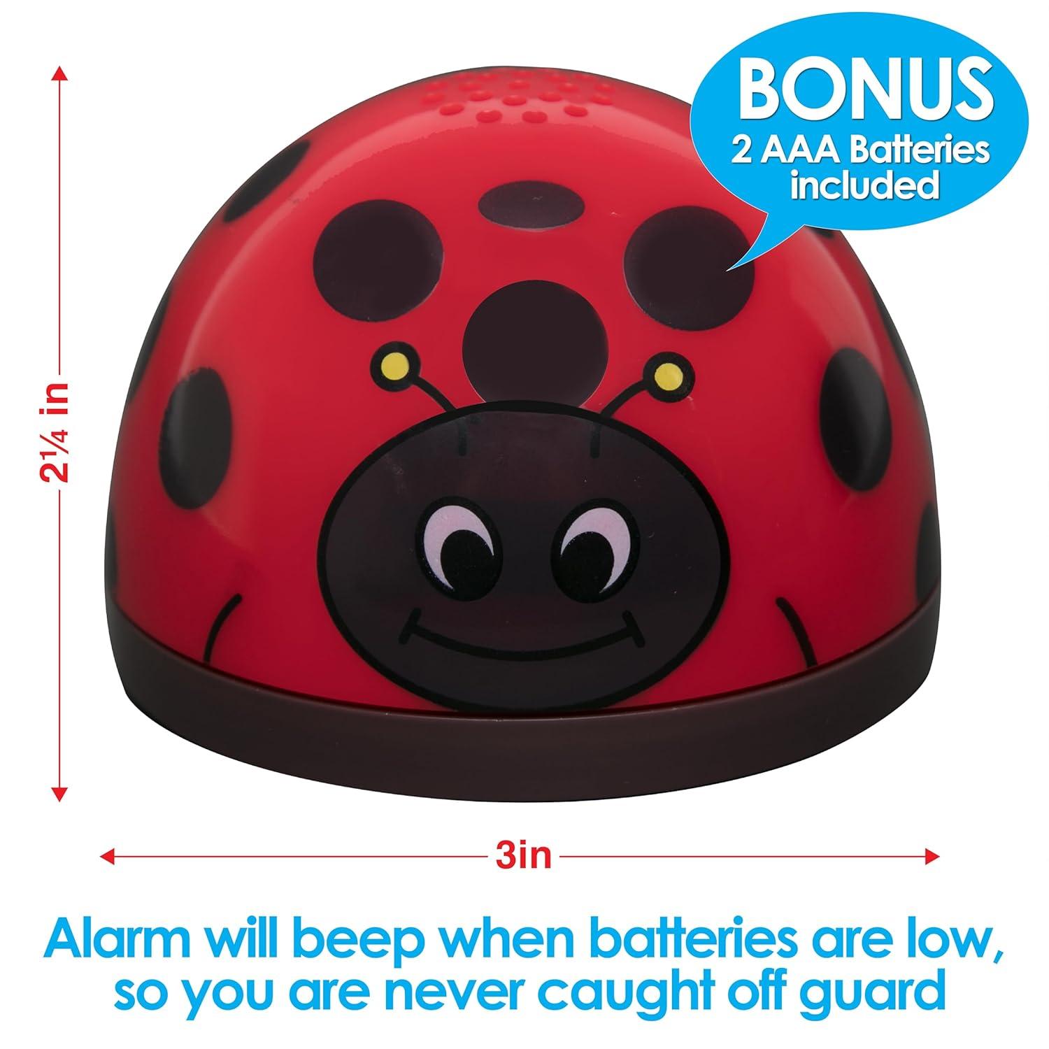 Water Alarm (3pack) - Leak Bug Electronic Leak Detector - Hypersensitive 1/32" Flood Detection - Continuously Beeps When Wet or Low Battery