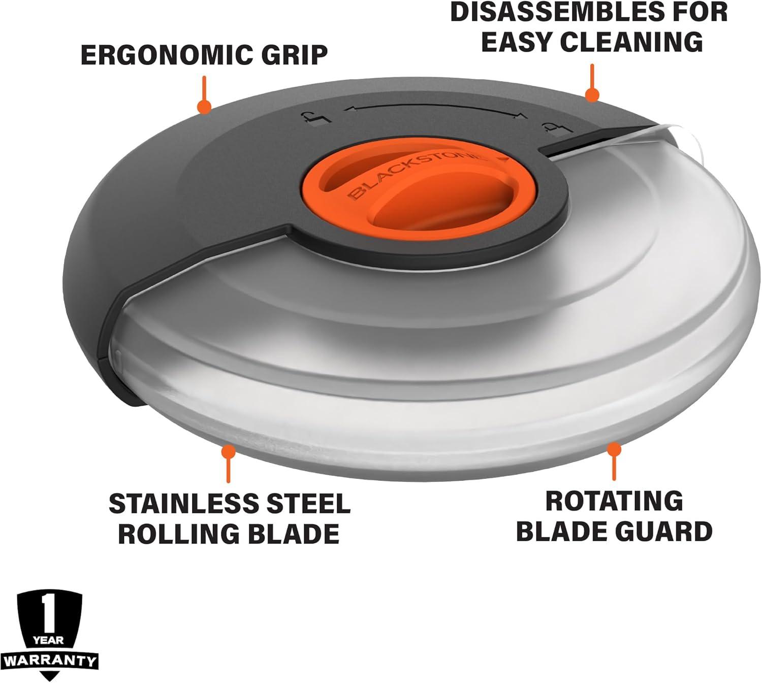 Blackstone Blackstone Palm Pizza Cutter with Stainless Steel Blade