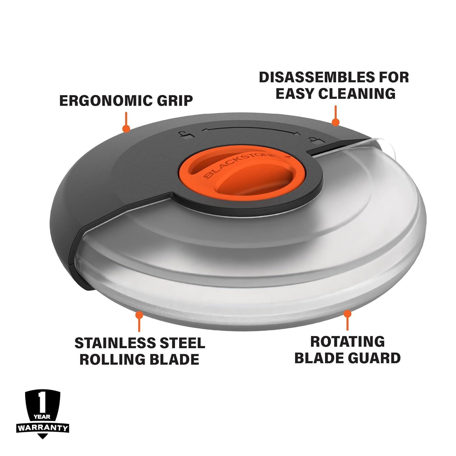 Blackstone Blackstone Palm Pizza Cutter with Stainless Steel Blade