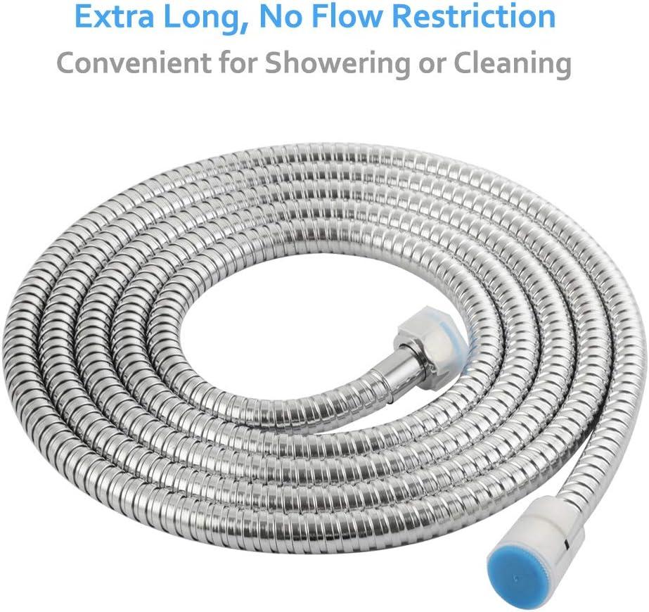 Extra Long Chrome Stainless Steel Shower Hose 118"