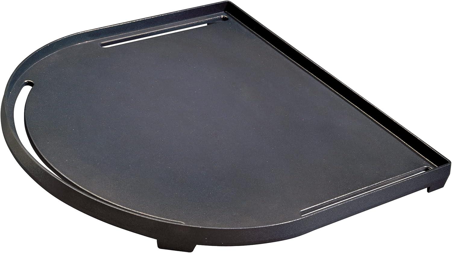 Cast Iron Half Grill Cooking Griddle for Coleman RoadTrip Swaptop Grills LX LXE LXX, Non-Stick Flat Cooking Pan BBQ Accessories, 1 Pack