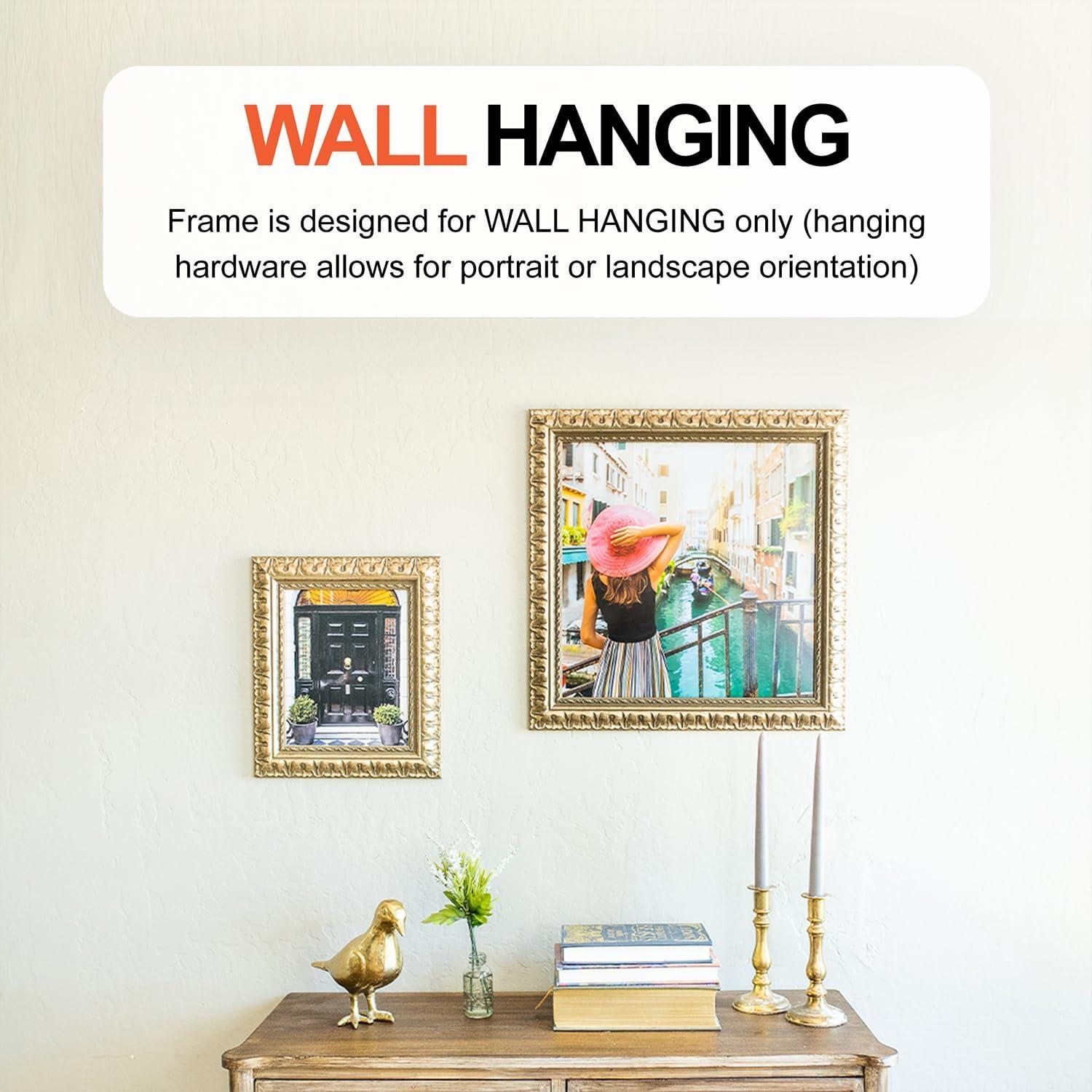 Craig Frames Bravado Ornate, 24x36 inch Antique Bronze Picture Frame Matted for a 20x30 Photo