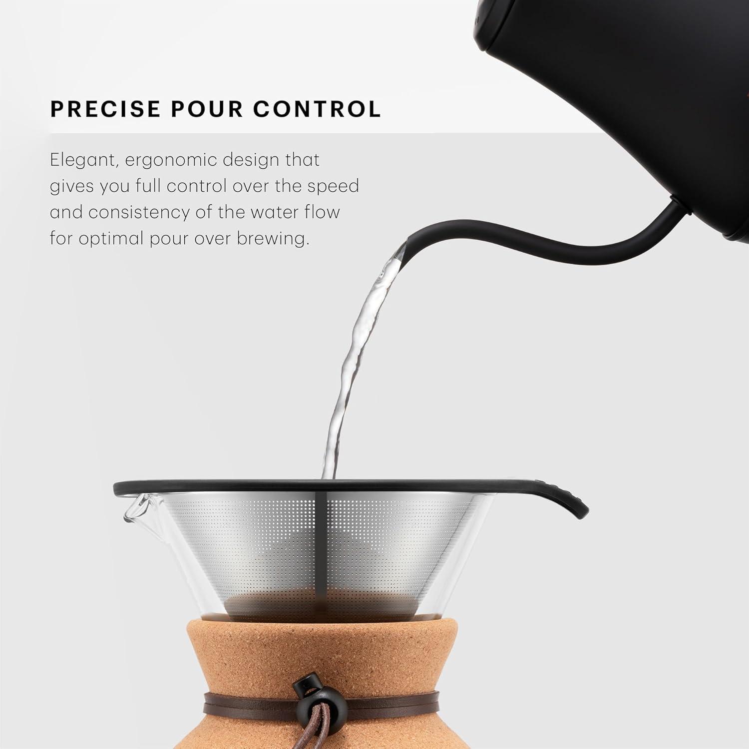 Bodum Melior Gooseneck Water Kettle, 27 Ounce