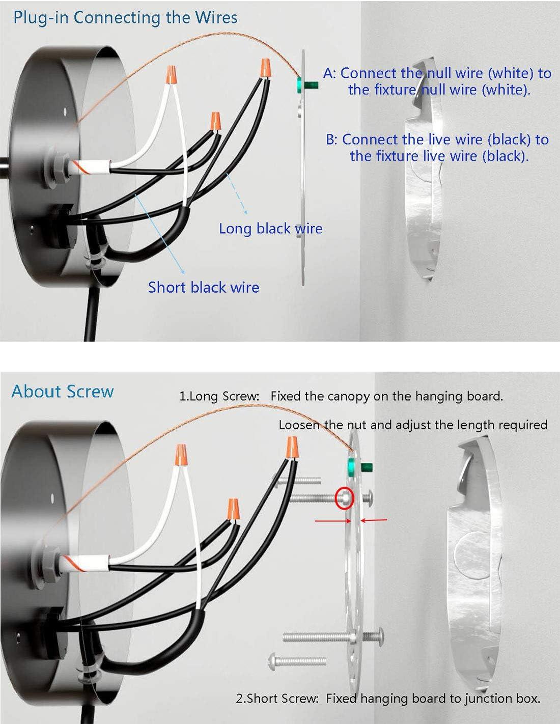 Bedroom Swing Arm Wall Lamp Bedside Wall Sconce Plug in/Wall Mount 1-Light