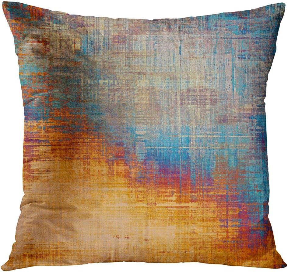 Abstract Multicolor Polyester Standard/Queen Pillowcase Set